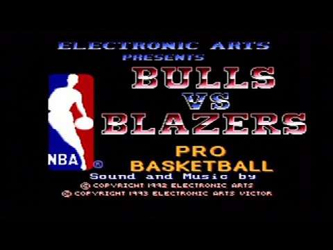 【SFC】NBAプロバスケットボール ブルズVSブレイザーズ