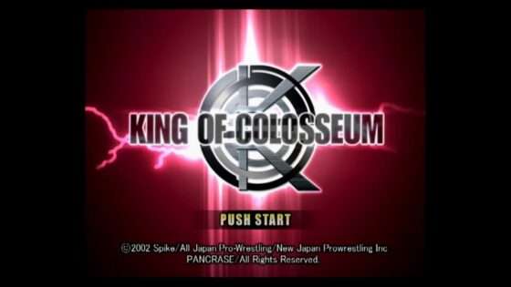 キングオブコロシアム（赤）新日本×全日本×パンクラスディスク