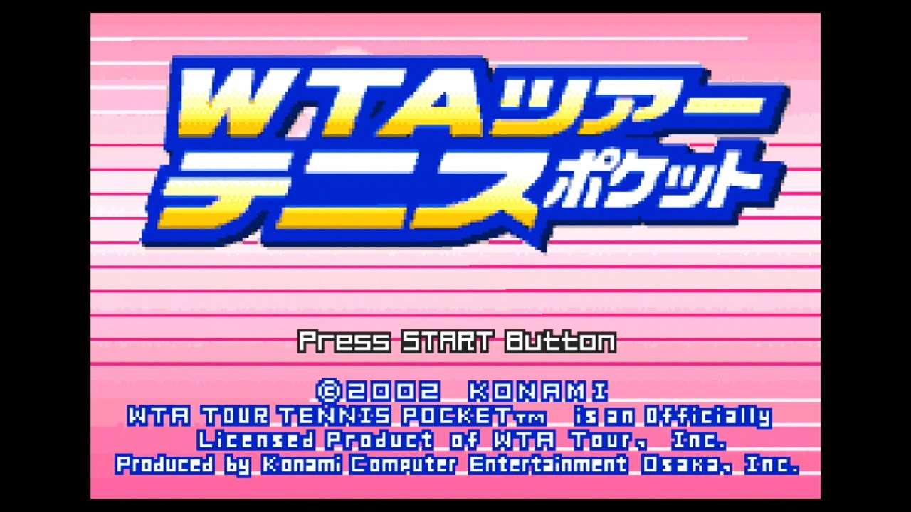 【GBA】WTAツアーテニスポケット