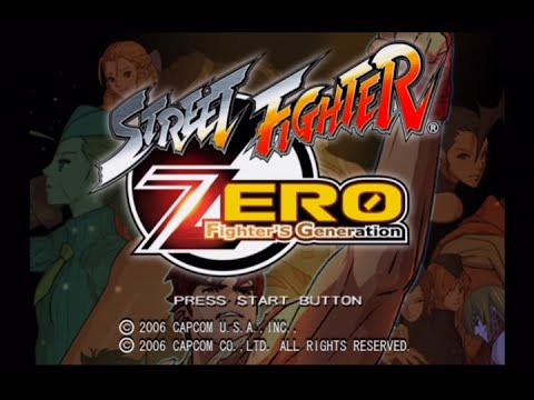 【PS2】ストリートファイターZERO ファイターズ ジェネレーション