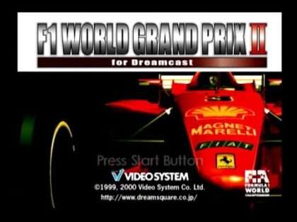 F1 WORLD GRAND PRIX II for Dreamcast