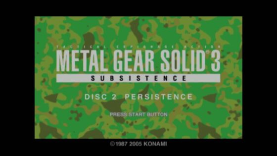 メタルギアソリッド3 サブシスタンス